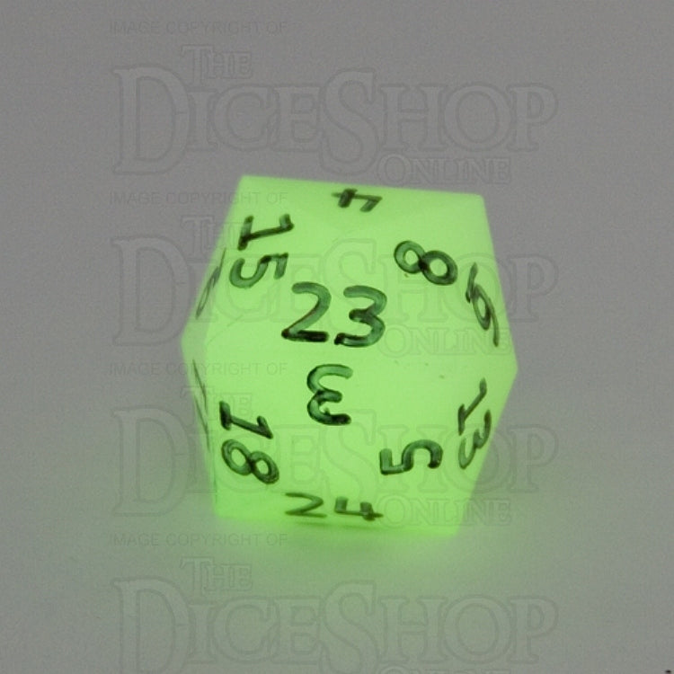 GameScience Glow in the Dark & Black Ink D24 Dice