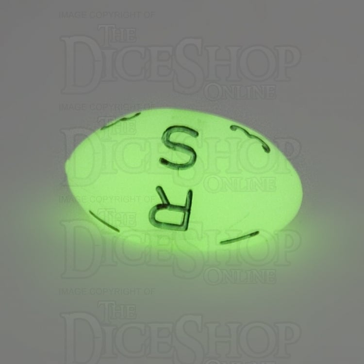 GameScience Glow in the Dark & Black Ink D3 Dice