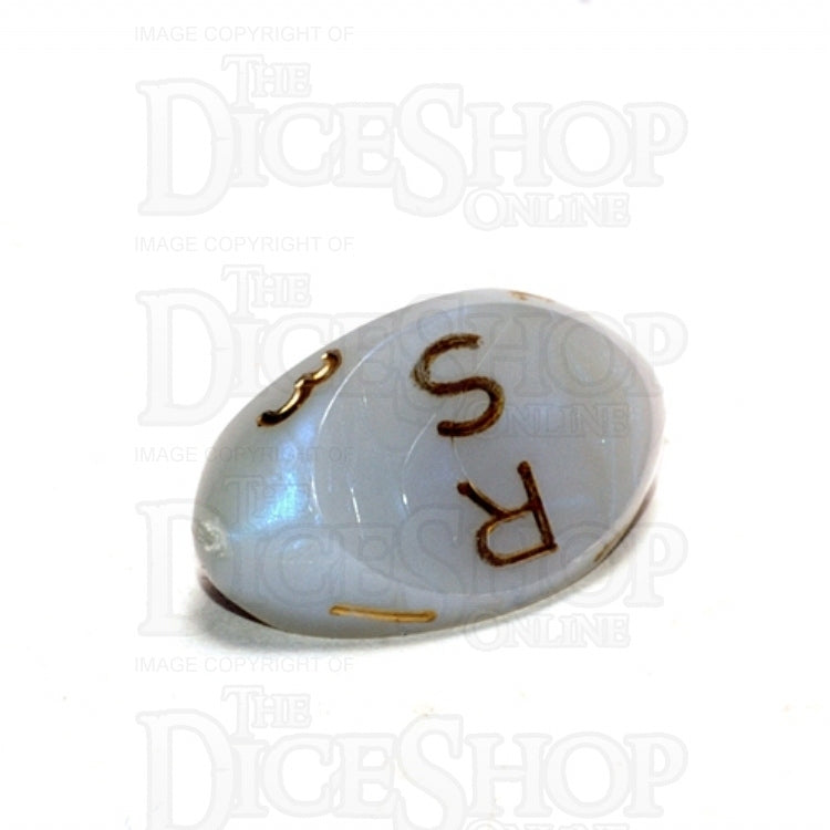 GameScience Blue Opal & Gold Ink D3 Dice