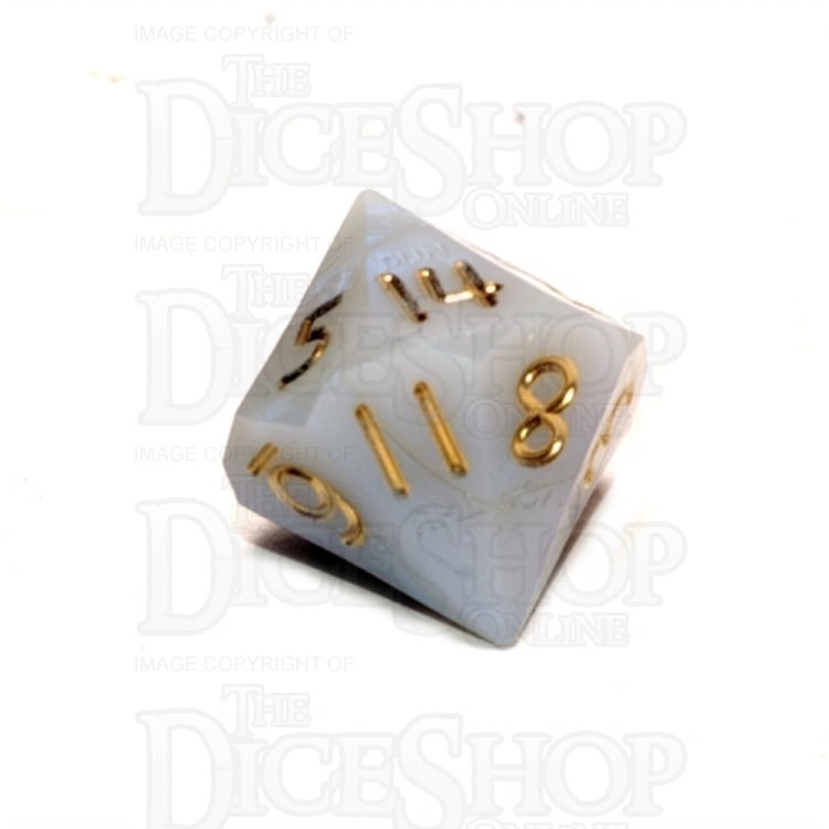 GameScience Blue Opal & Gold Ink D14 Dice