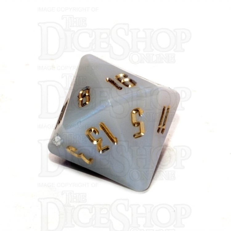 GameScience Blue Opal & Gold Ink D16 Dice