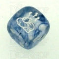 Chessex Nebula Black SHIT Logo D6 Spot Dice