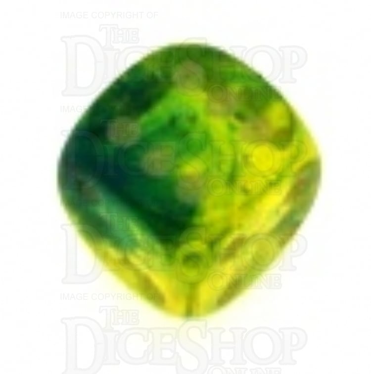 D&G Gem Blitz Blue 15mm D6 Spot Dice