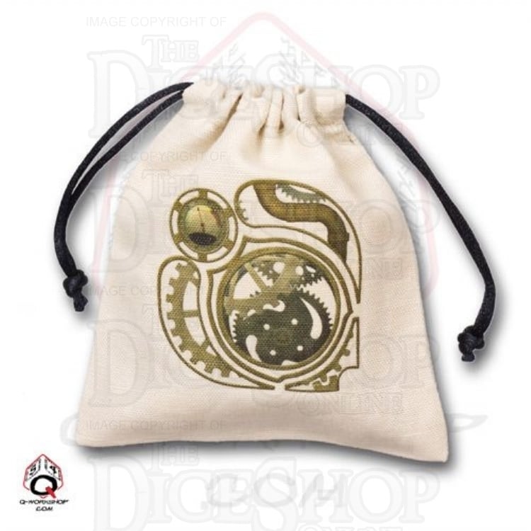 Q Workshop Steampunk Neutral Dice Bag