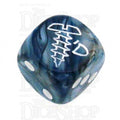 Chessex Lustrous Slate SCREWED Logo D6 Spot Dice