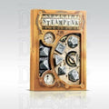 Q Workshop Steampunk Metal 7 Dice Polyset