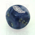 Chessex Phantom Black AAAGH Logo D6 Spot Dice