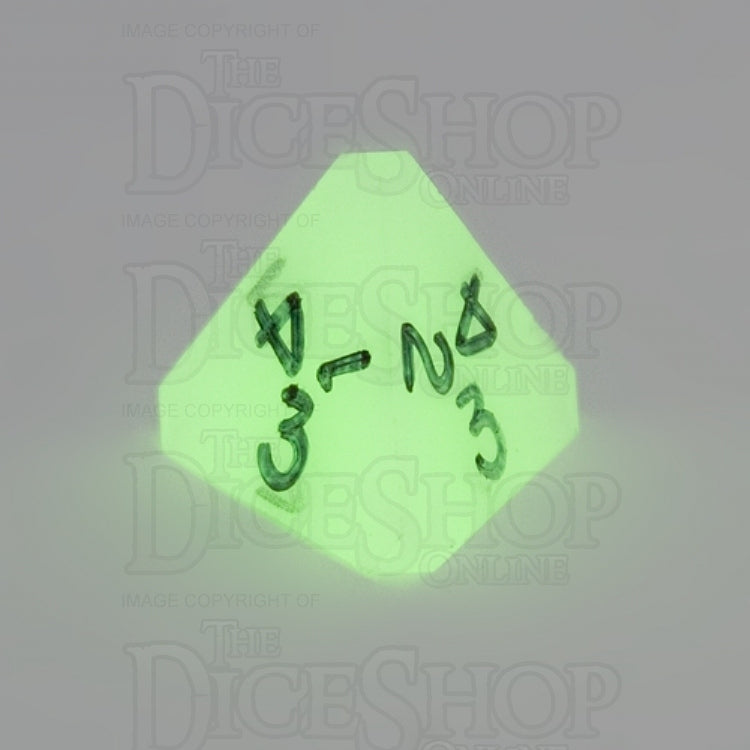 GameScience Glow in the Dark & Black Ink D4 Dice