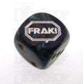 Chessex Lustrous Shadow FRAK! Logo D6 Spot Dice