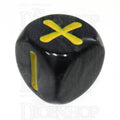 Evil Hat Centurion Pearl Black & Yellow Fudge Fate D6 Dice