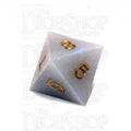 GameScience Blue Opal & Gold Ink D8 Dice