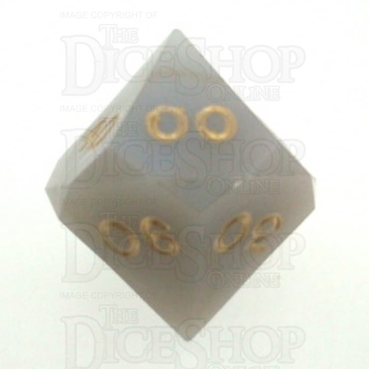 GameScience Blue Opal & Gold Ink Percentile Dice