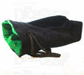 Koplow Velvet Black & Green LARGE Dice Bag
