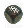 Chessex Scarab Blue Blood LOL Logo D6 Spot Dice