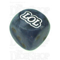Chessex Phantom Black LOL Logo D6 Spot Dice
