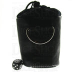 Chasm Vortex Large Pitch Black High Grade Leather Dice Bag