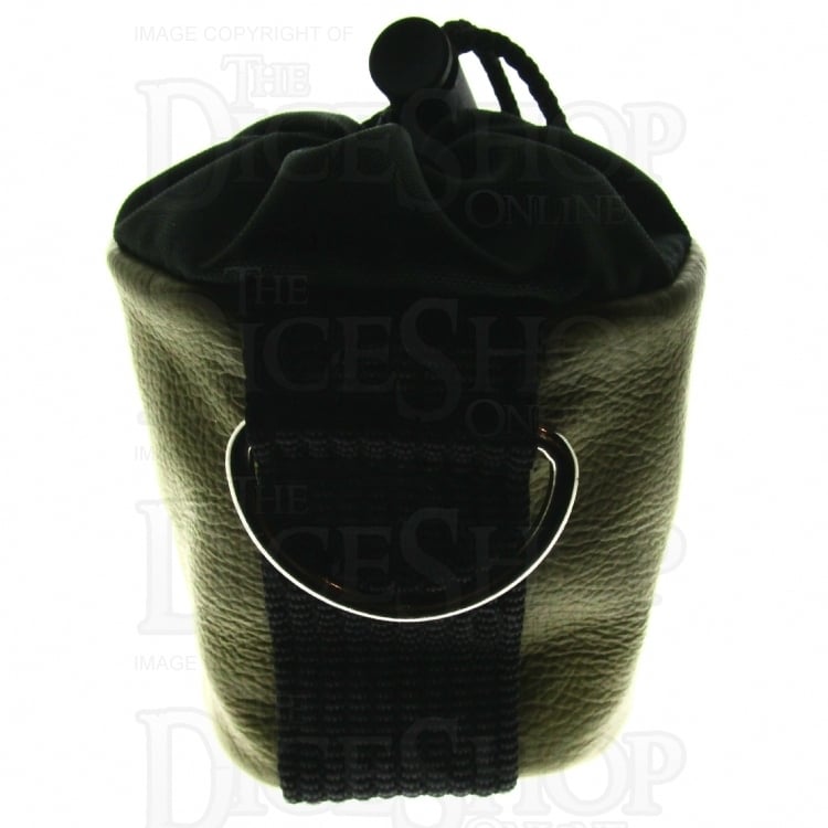 Chasm Vortex Large Gold High Grade Leather Dice Bag