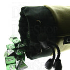 Chasm Vortex Large Gold High Grade Leather Dice Bag