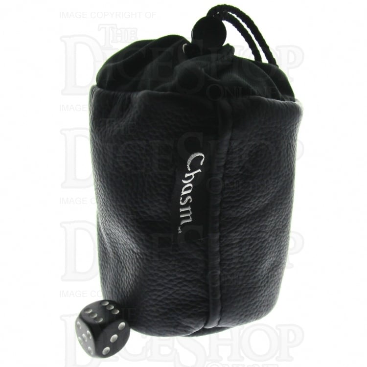 Chasm Vortex Large Midnight Blue High Grade Leather Dice Bag