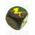 Chessex Lustrous Shadow Naked Lady D6 Spot Dice