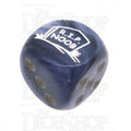 Chessex Phantom Black RIP NOOB Logo D6 Spot Dice