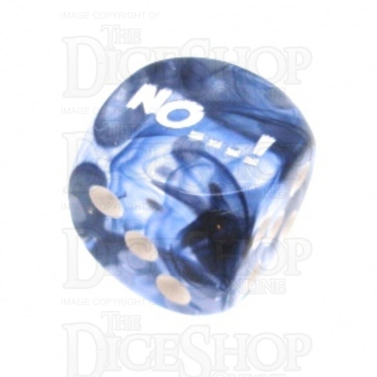 Chessex Nebula Black NO...! Logo D6 Spot Dice