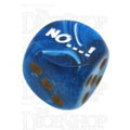 Chessex Vortex Blue NO...! Logo D6 Spot Dice
