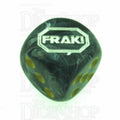 Chessex Vortex Black FRAK! Logo D6 Spot Dice