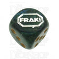 Chessex Scarab Jade FRAK! Logo D6 Spot Dice