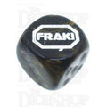 Chessex Leaf Black Gold FRAK! Logo D6 Spot Dice