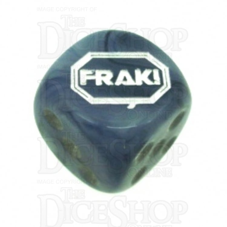 Chessex Phantom Black FRAK! Logo D6 Spot Dice