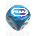 Chessex Gemini Purple & Teal FRAK! Logo D6 Spot Dice