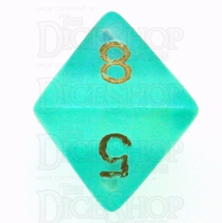 Chessex Borealis NG Light Green D8 Dice - Discontinued