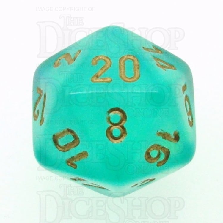 Chessex Borealis NG Light Green D20 Dice - Discontinued