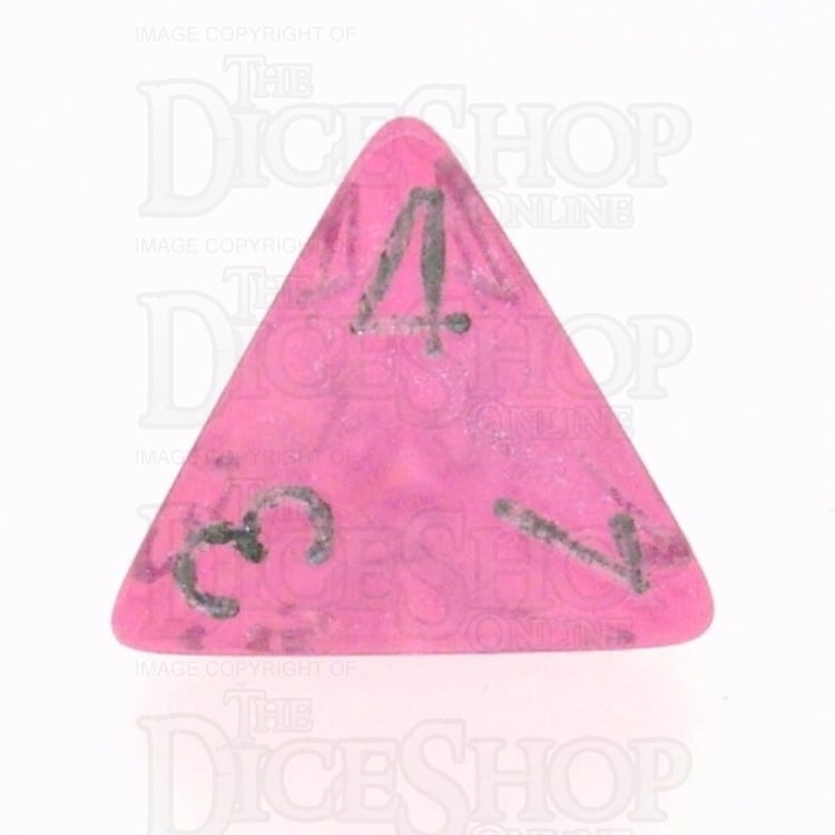 Chessex Borealis NG Pink D4 Dice - Discontinued