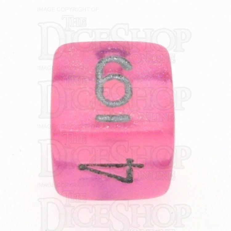 Chessex Borealis NG Pink D6 Dice - Discontinued
