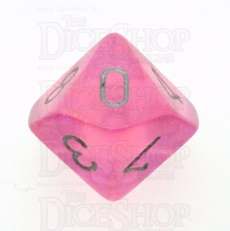 Chessex Borealis NG Pink D10 Dice - Discontinued