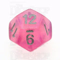 Chessex Borealis NG Pink D12 Dice - Discontinued