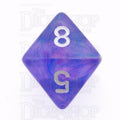 Chessex Borealis NG Purple D8 Dice - Discontinued