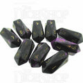 Crystal Caste Oblivion Purple 10 x D10 Dice Set