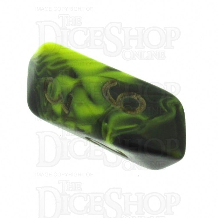 Crystal Caste Oblivion Yellow D6 Dice