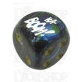Chessex Lustrous Shadow KA-BOOM! Logo D6 Spot Dice