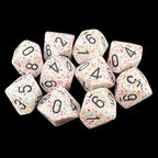 Chessex Speckled Birthday 10 x D10 Dice Set