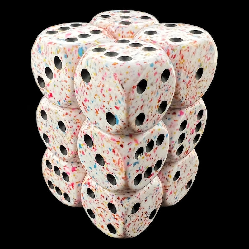 Chessex Speckled Birthday 12 x D6 Dice Set