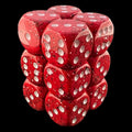 Chessex Speckled Lava Stone 12 x D6 Dice Set