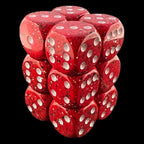 Chessex Speckled Lava Stone 12 x D6 Dice Set