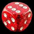 Chessex Speckled Lava Stone 16mm D6 Spot Dice