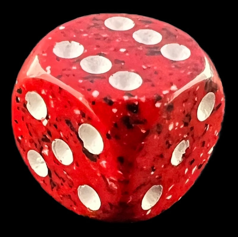 Chessex Speckled Lava Stone 16mm D6 Spot Dice