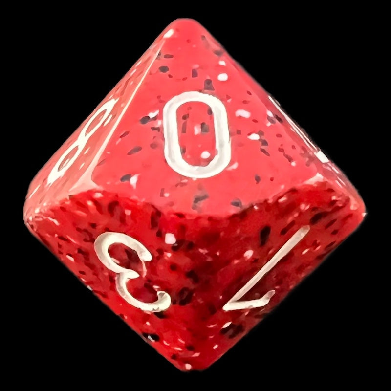 Chessex Speckled Lava Stone 10 x D10 Dice Set