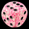 Chessex Speckled Pink 16mm D6 Spot Dice